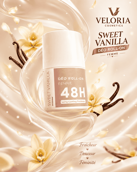 Déo Roll-On Femme 48H Sweet Vanilla
