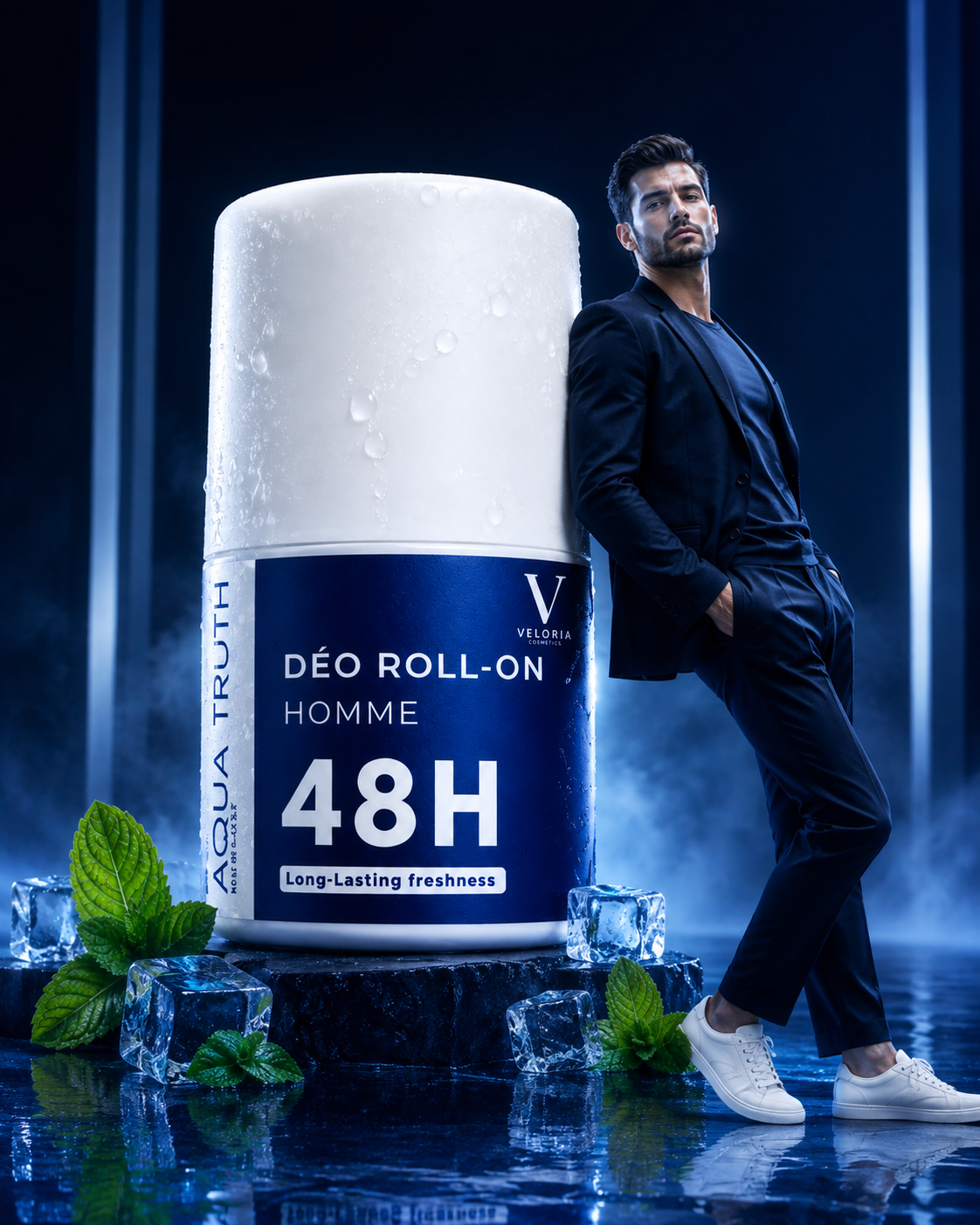 Déo Roll-On Homme 48H - Aqua Truth