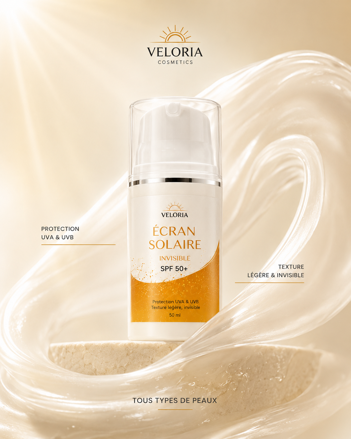 Écran Solaire Invisible SPF 50+ - Standard / SPF 50+